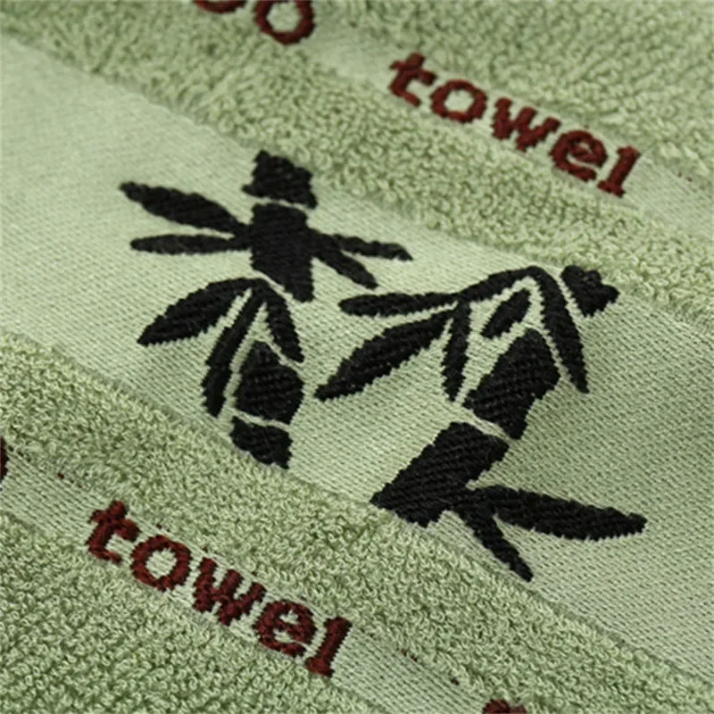 100% bamboo fiber bath towel 3-pce set,bamboo green adult sports towel,three towels totaling 35cm x 75cm * 2 and 70cm x 140cm *1