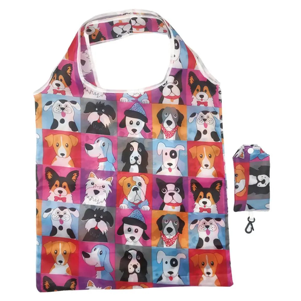 Foldable Shopping Bags for Groceries Recyclable Grocery Tote Pouch Eco-Friendly Heavy Duty Washable Shopping Bag
