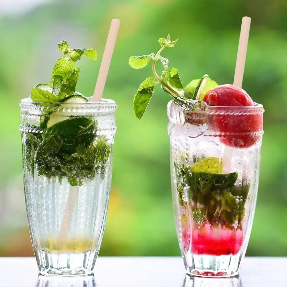 New Style Reusable Bamboo Straws, Organic, BPA Free, Eco-Friendly Alternative To Plastic Straws, Strong & Durable