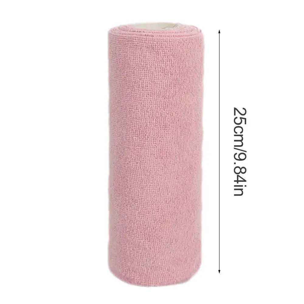Reusable Wipes Roll Washable Microfiber Cleaning Cloth Roll Convenient and Practical Paperless Towels Roll Tear Away Towels