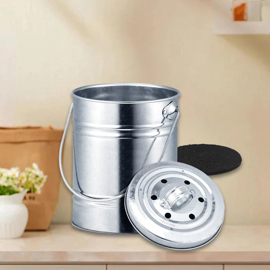 Kitchen Compost Bin Garden Courtyard Compost Box Sealed No Smell Filter Trash Odor-Proof Kitchen Trash Can Kitchen Waste Bucket