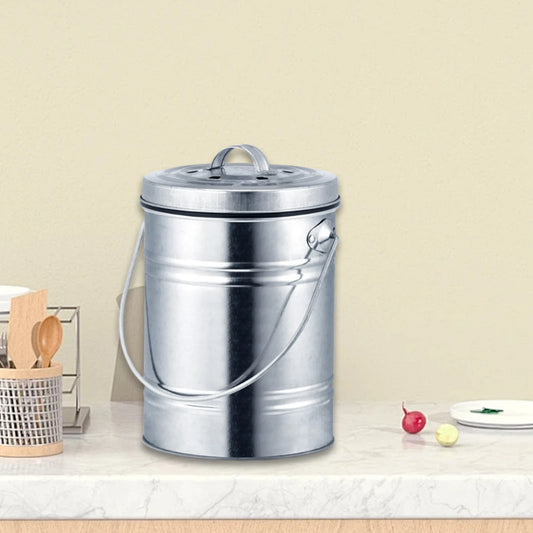 Kitchen Compost Bin Garden Courtyard Compost Box Sealed No Smell Filter Trash Odor-Proof Kitchen Trash Can Kitchen Waste Bucket