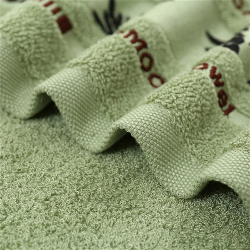 100% bamboo fiber bath towel 3-pce set,bamboo green adult sports towel,three towels totaling 35cm x 75cm * 2 and 70cm x 140cm *1