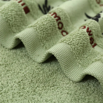 100% bamboo fiber bath towel 3-pce set,bamboo green adult sports towel,three towels totaling 35cm x 75cm * 2 and 70cm x 140cm *1
