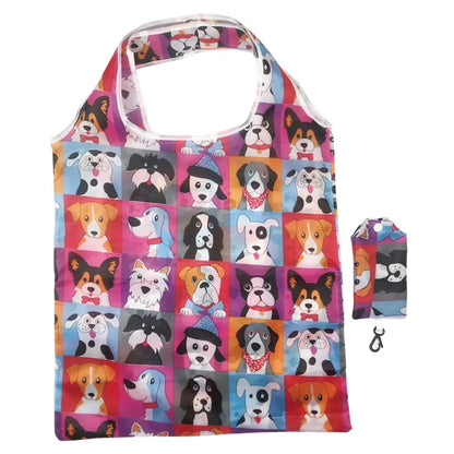 Foldable Shopping Bags for Groceries Recyclable Grocery Tote Pouch Eco-Friendly Heavy Duty Washable Shopping Bag
