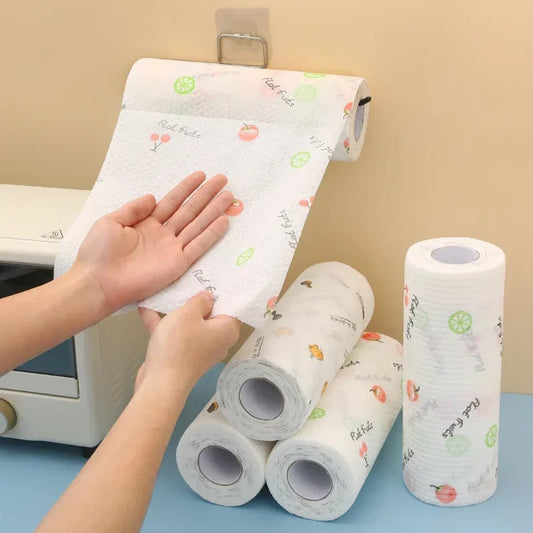 Reusable Paper Towels Kitchen Towel,Dish Cloths & Hand Wipes-Multi-Use,Durable,and Reusable Rags for Kitchen and Daily Cleaning