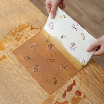 Reusable Paper Towels Kitchen Towel,Dish Cloths & Hand Wipes-Multi-Use,Durable,and Reusable Rags for Kitchen and Daily Cleaning