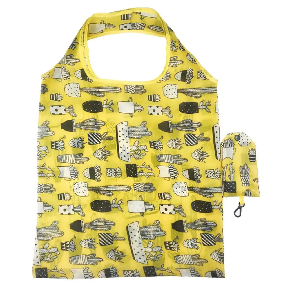 Foldable Shopping Bags for Groceries Recyclable Grocery Tote Pouch Eco-Friendly Heavy Duty Washable Shopping Bag