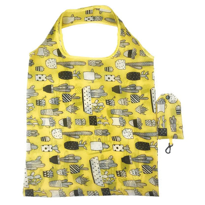 Foldable Shopping Bags for Groceries Recyclable Grocery Tote Pouch Eco-Friendly Heavy Duty Washable Shopping Bag